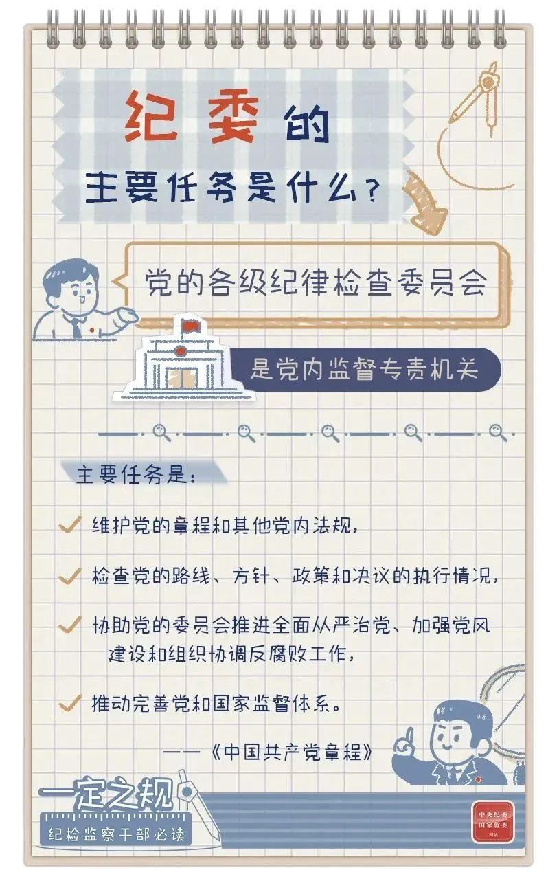 一定之规：纪委的主要任务是什么？